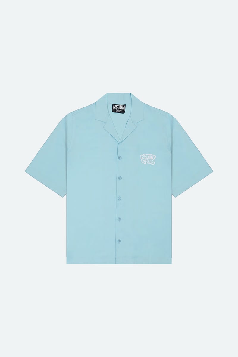 FLAMINGO FLOAT LINEN SHIRT