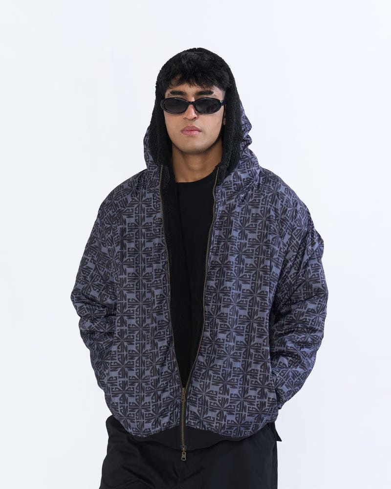 NG REVERSIBLE SHERPA JACKET (BLACK)