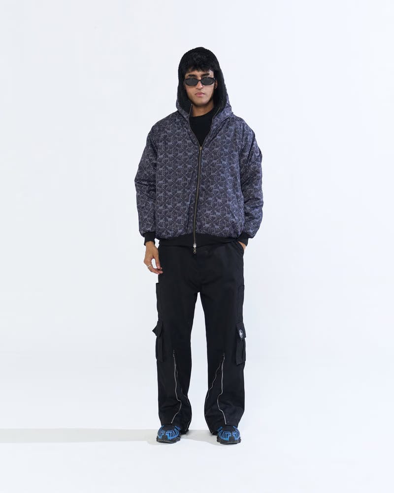 NG REVERSIBLE SHERPA JACKET (BLACK)