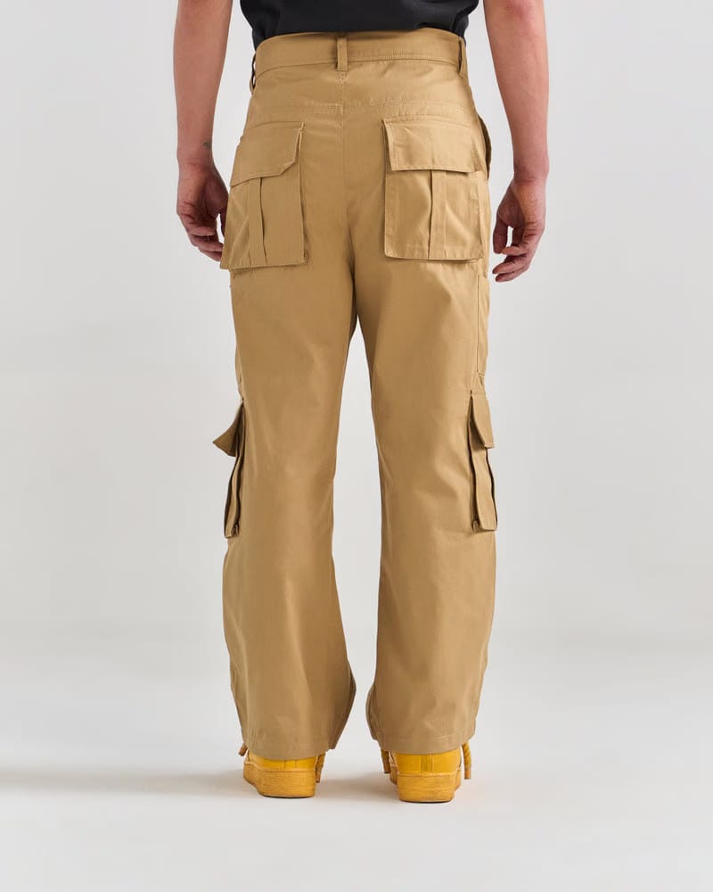 OCTA SLIDER PANTS - BEIGE