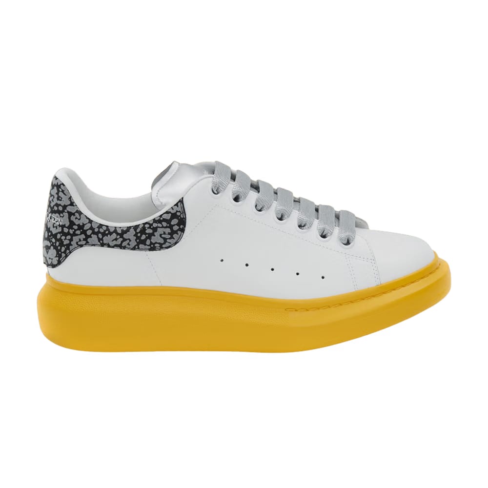 Alexander McQueen Oversized Sneaker White Pop Yellow