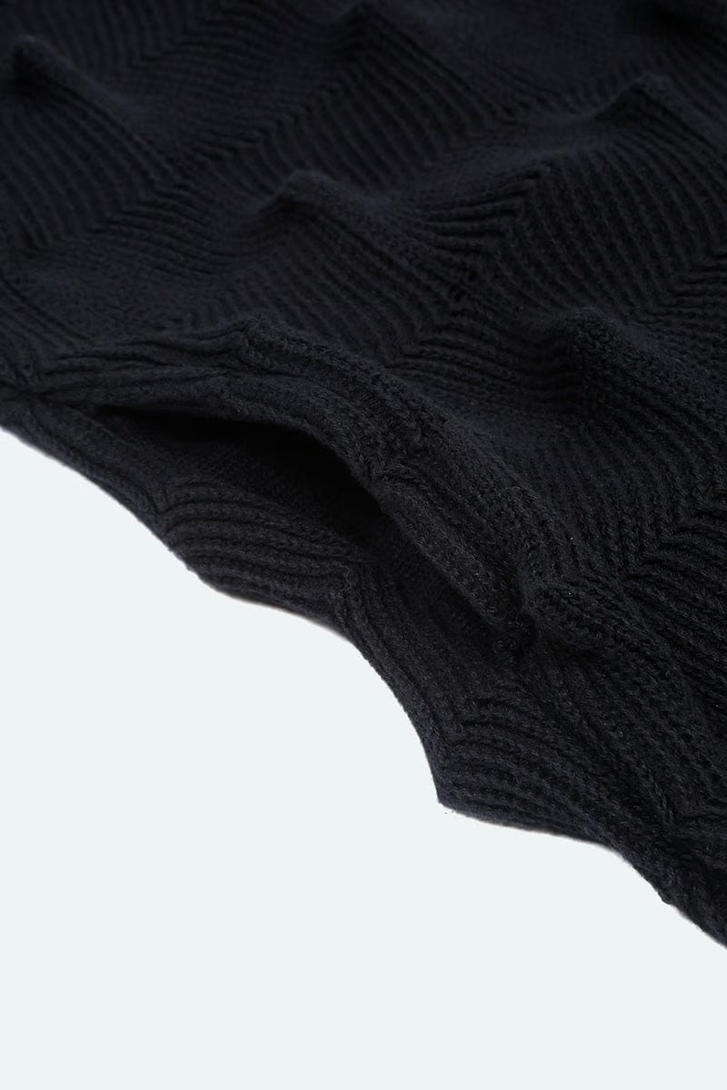 PUNK SPIKE HOODIE (BLACK)