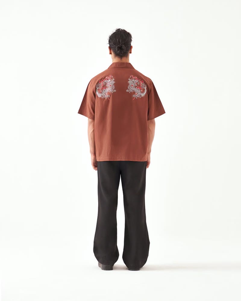 SHUANG LONG LINEN SHIRT