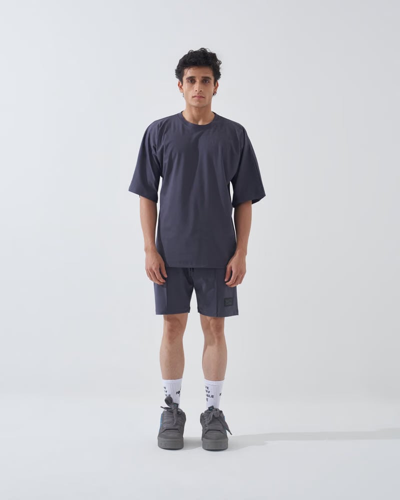 SIGNATURE SUMMER SHORTS(GREY)