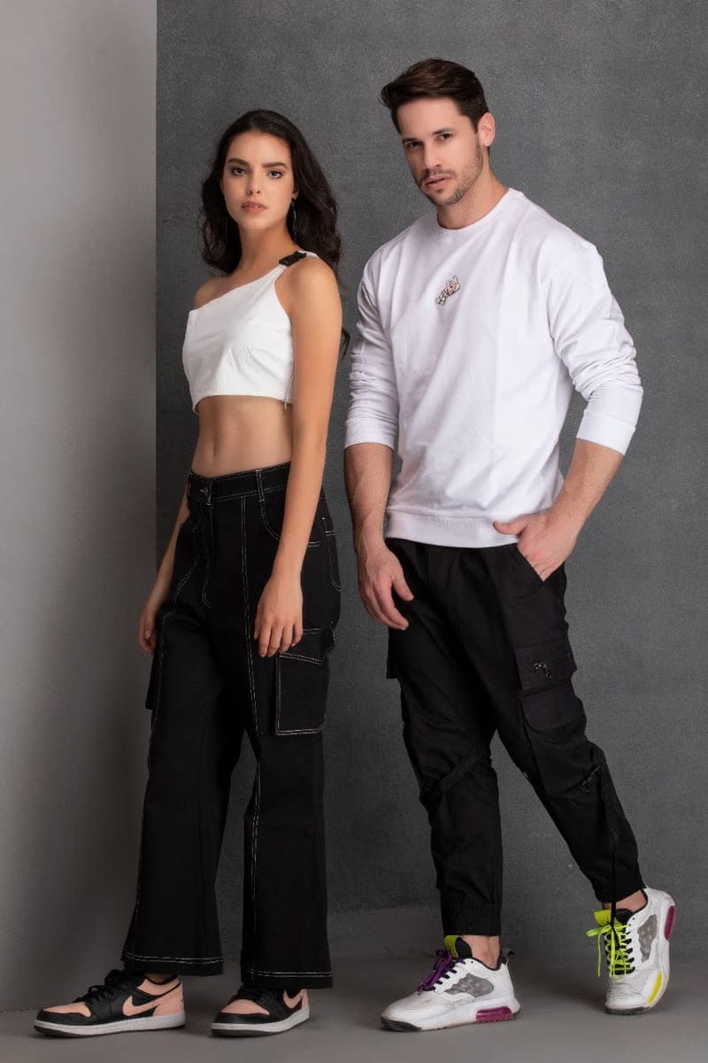 Black bootcut pants women