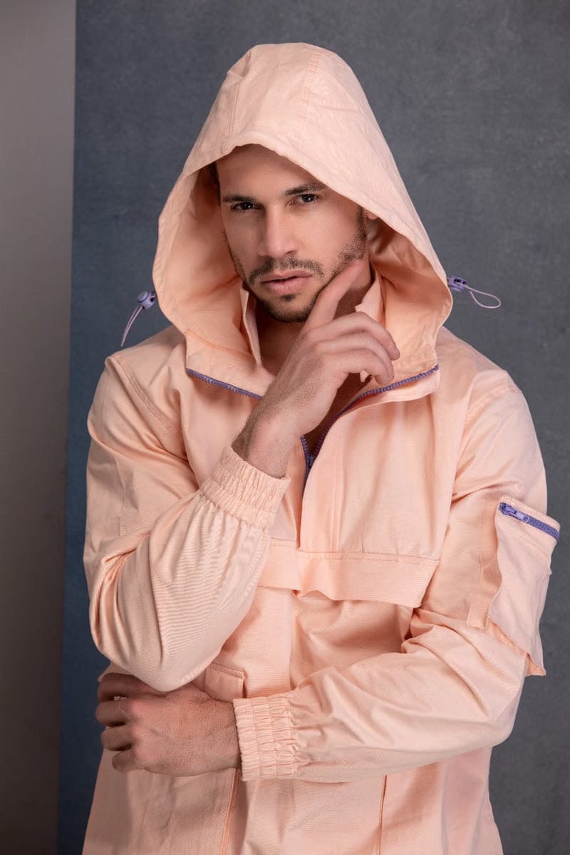 Peach multi utility jacket co-ord set