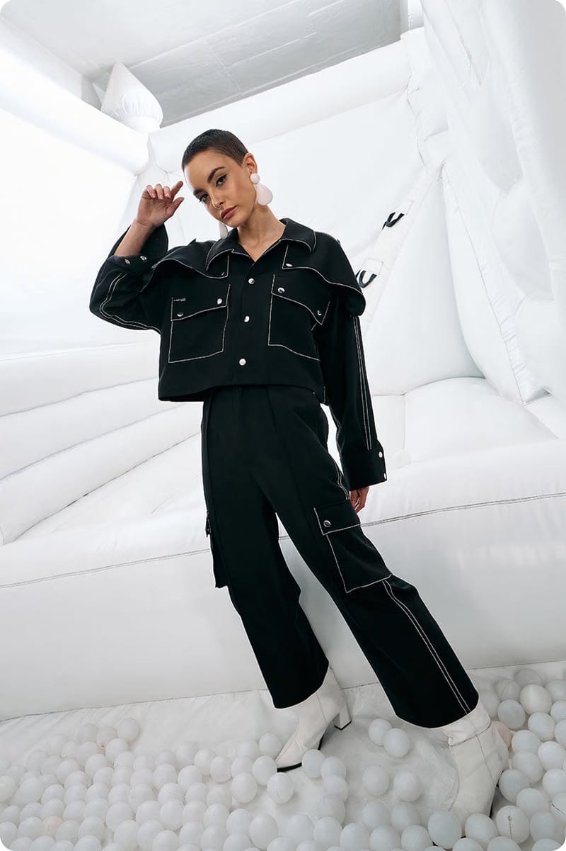 WOMEN'S TRENCHY-STYLE CO-ORD
