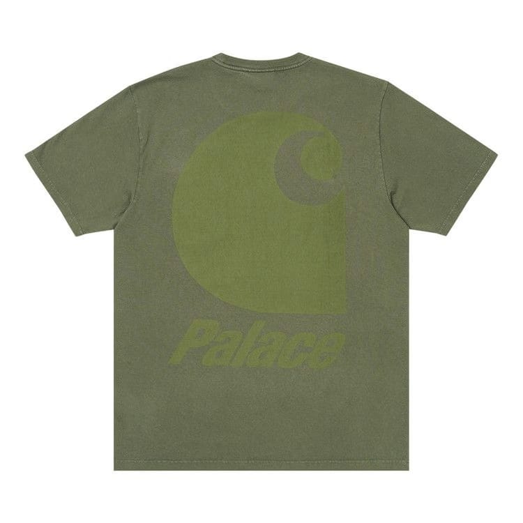 Carhartt WIP x Palace Shorts-Sleeve Pocket T-Shirt Dollar Green