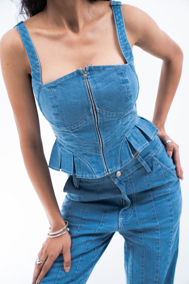 Armour Denim Corset