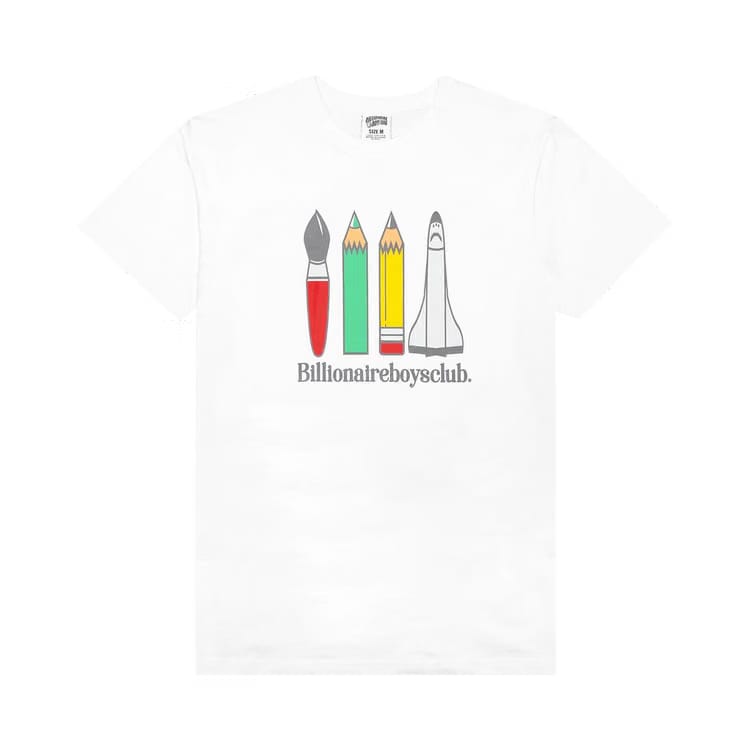 Billionaire Boys Club BB Supplies Shorts-Sleeve T-Shirt White