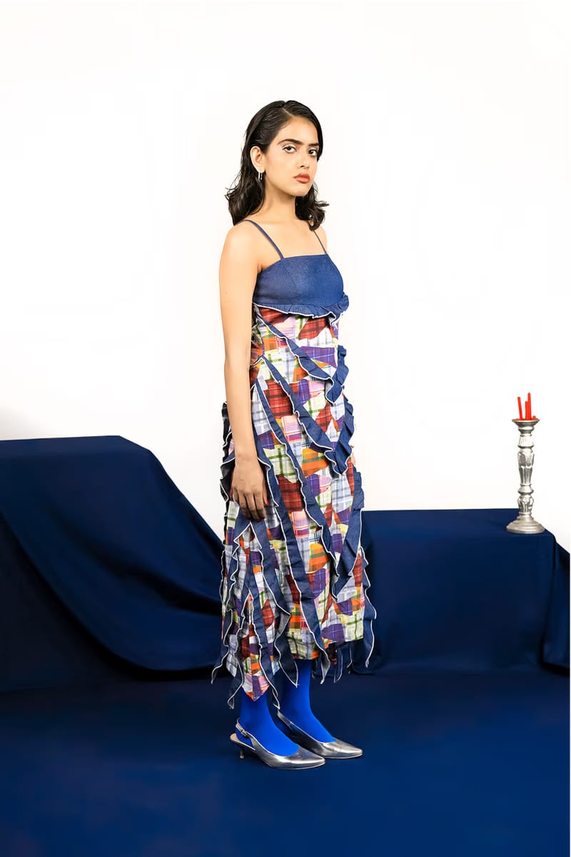 Quiet Chaos Ruffle Maxi Dress