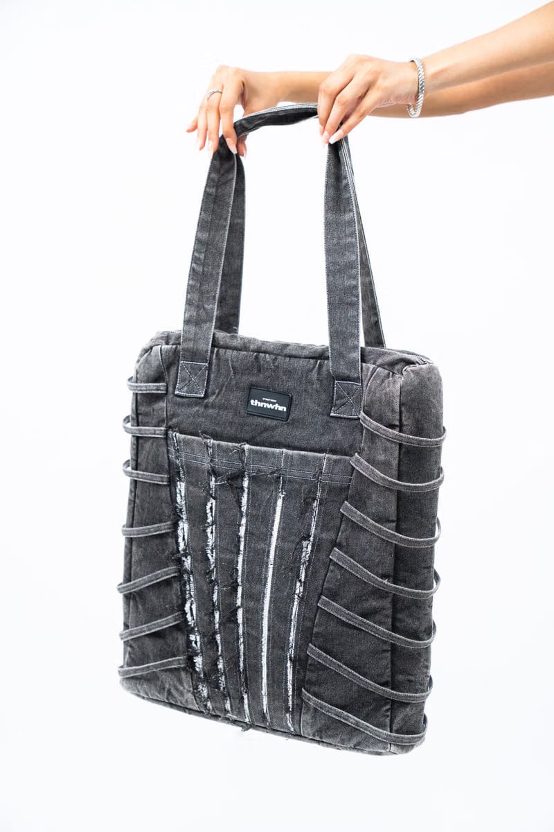 String Theory Denim Tote