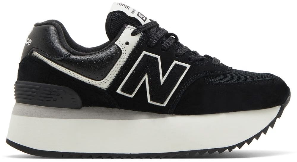 New Balance Wmns 574+ 'Black White'