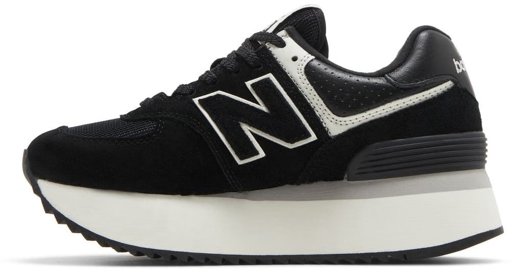 New Balance Wmns 574+ 'Black White'