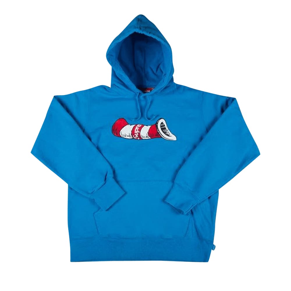 Supreme Cat in the Hat Hoodie Bright Royal