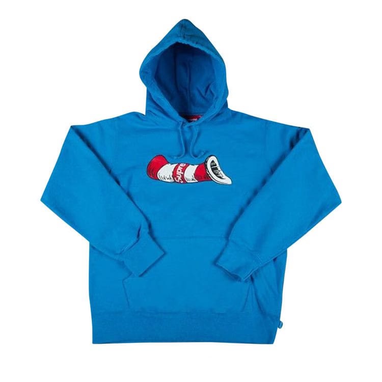 Supreme Cat in the Hat Hoodie Bright Royal