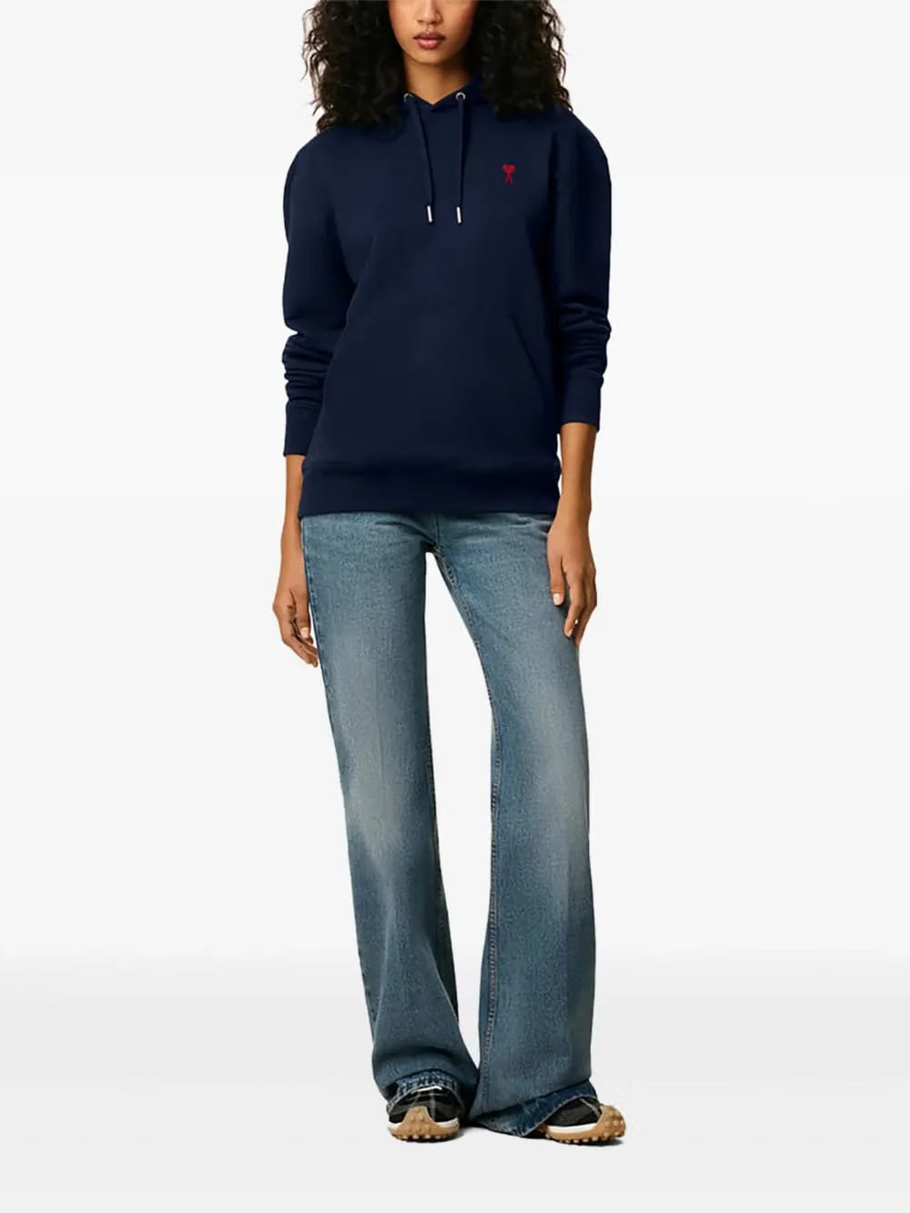 AMI Paris Ami de Coeur organic-cotton Hoodie