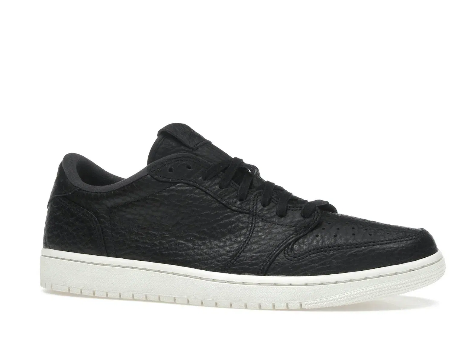 Jordan 1 Retro Low Swooshless Black (2025)