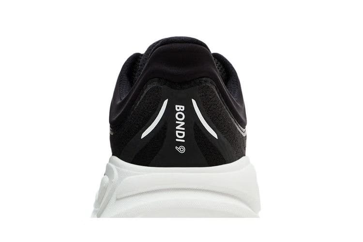 HOKA Bondi 9 2E Wide Black White