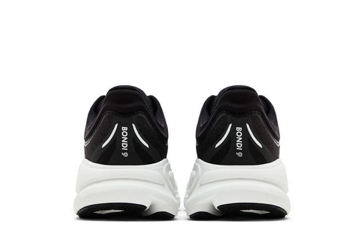 HOKA Bondi 9 2E Wide Black White