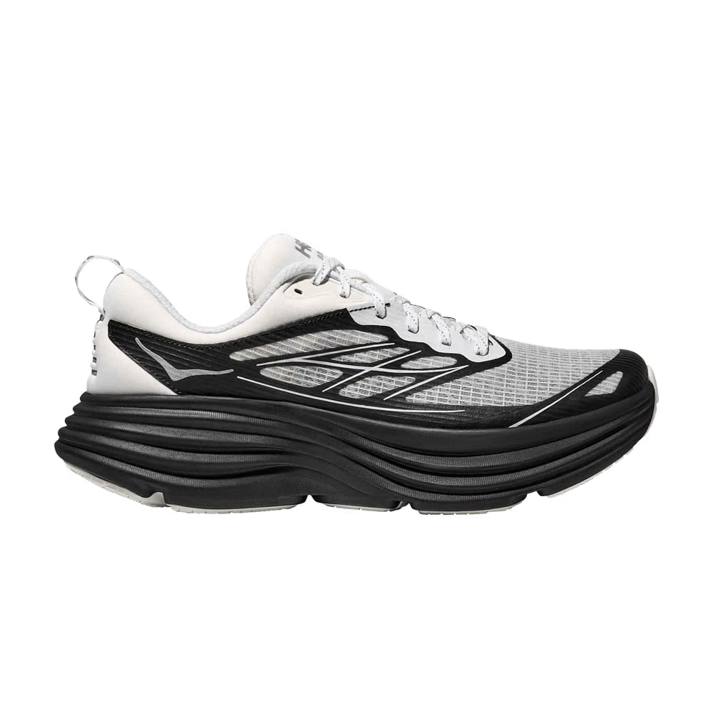 HOKA Bondi 8 Caged Stealth Tech Pack - Frost Black