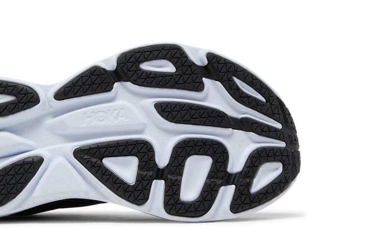HOKA Bondi 8 2E Wide Black White