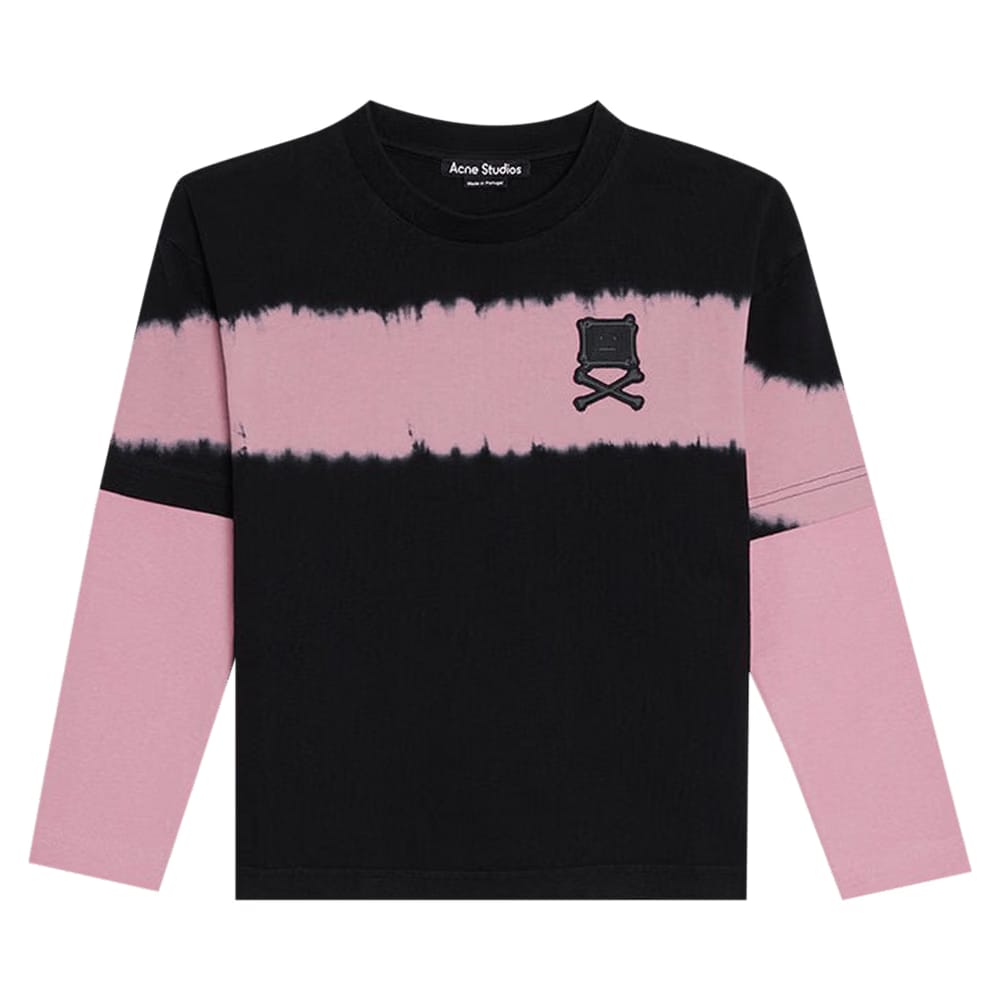 Acne Studios Kids Long-Sleeve Exford Cross Bones T-Shirt Black