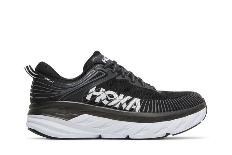 HOKA Bondi 7 Black White
