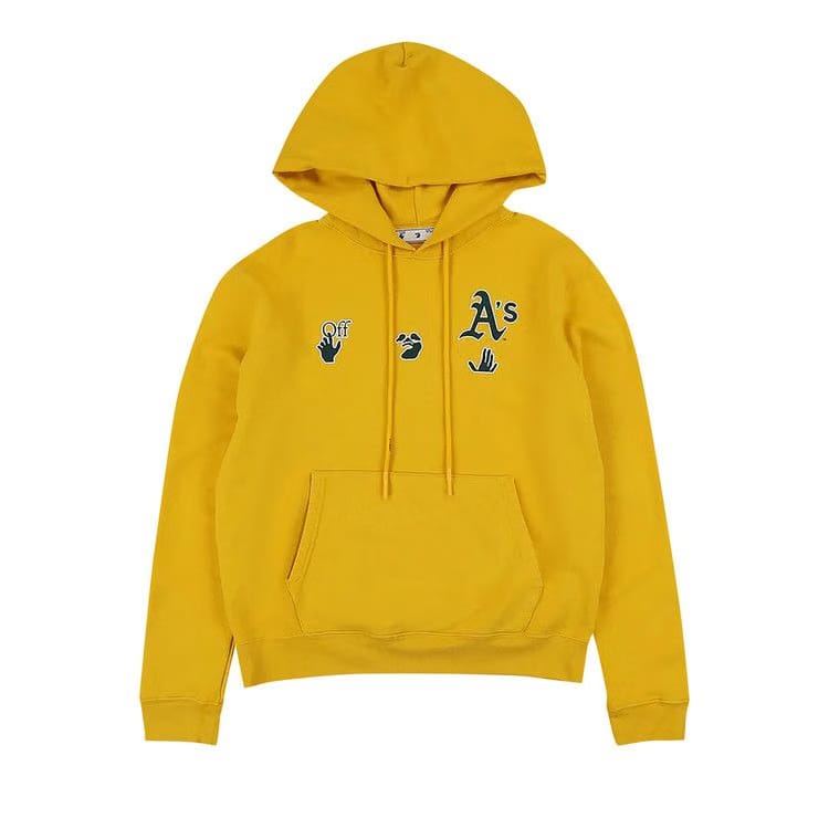 Off-White MLB Oakland Athletics Hoodie Yellow/Blue