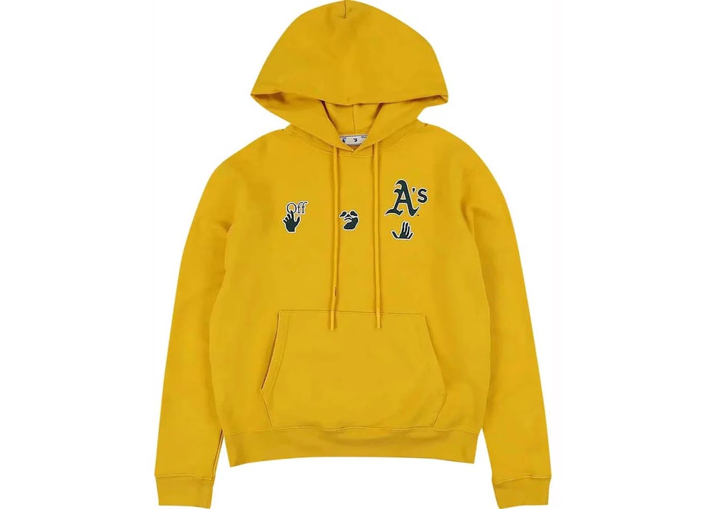 Off-White MLB Oakland Athletics Hoodie Yellow/Blue