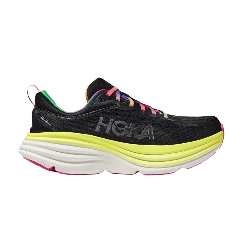 HOKA Wmns Bondi 8 'Black Rainbow'