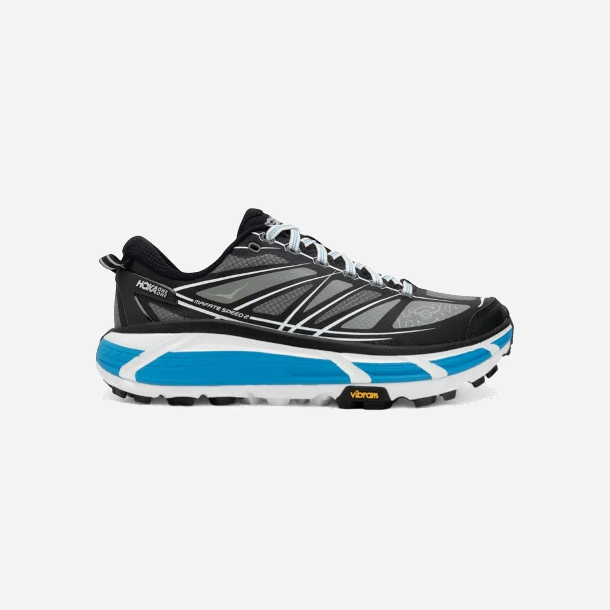 HOKA Mafate Speed 2 Black White Blue