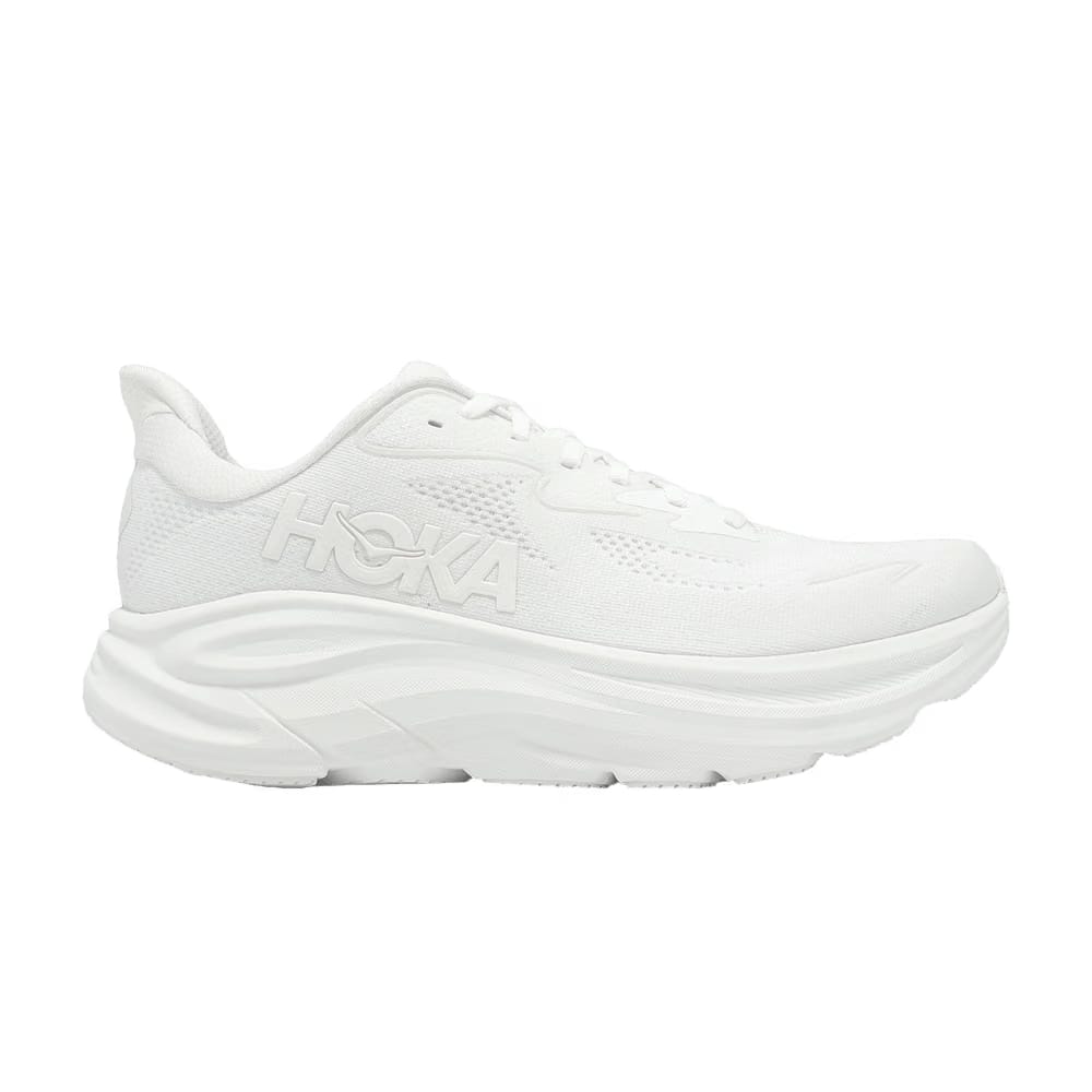 HOKA Clifton 10 Wide Triple White