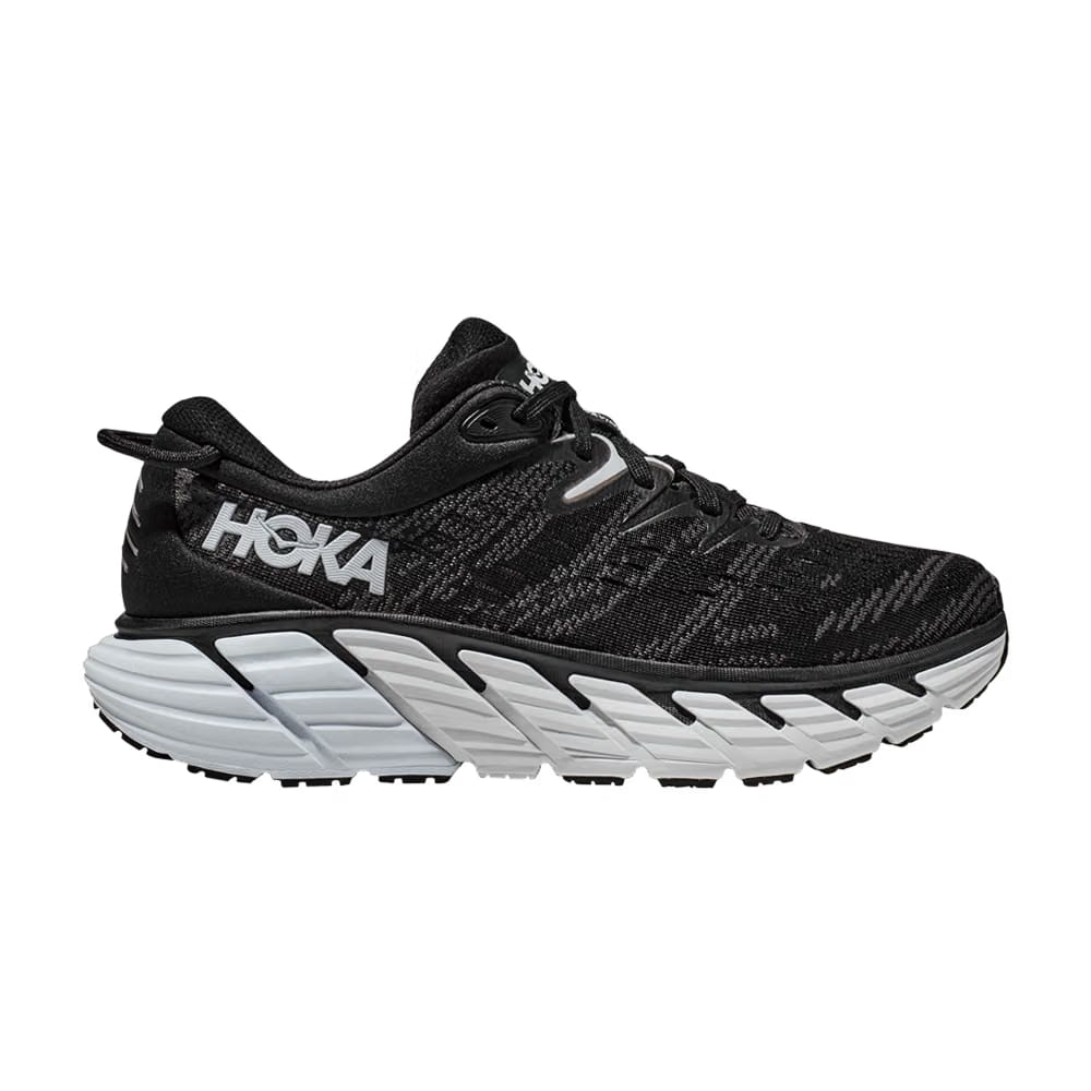 HOKA Gaviota 4 Black White