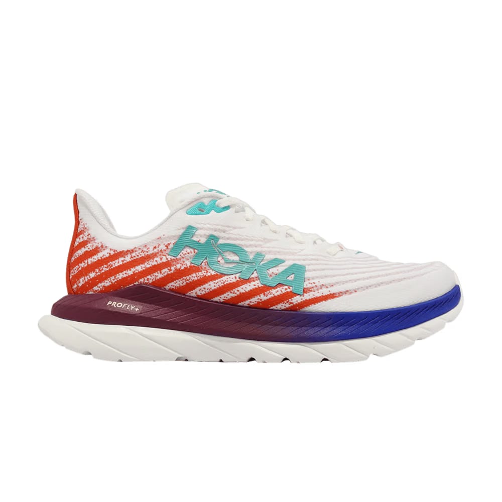 HOKA Wmns Mach 5 Wide 'White Fire Red'