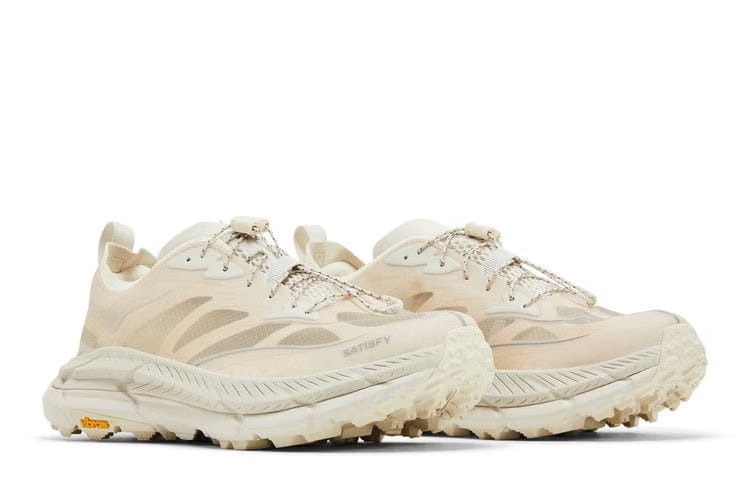 Satisfy x HOKA Mafate Speed 4 Lite Bone