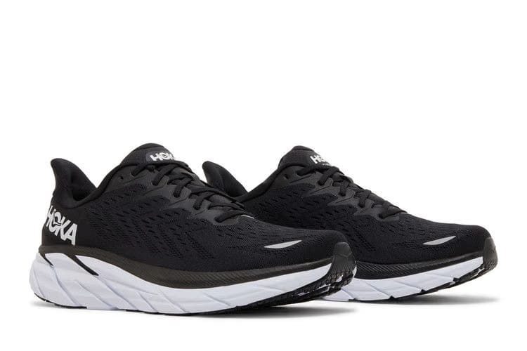 HOKA Clifton 8 Black White