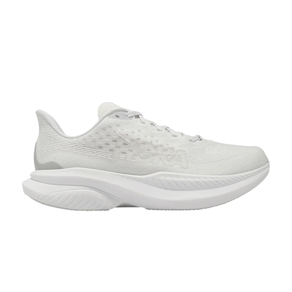 HOKA Mach 6 Wide Triple White