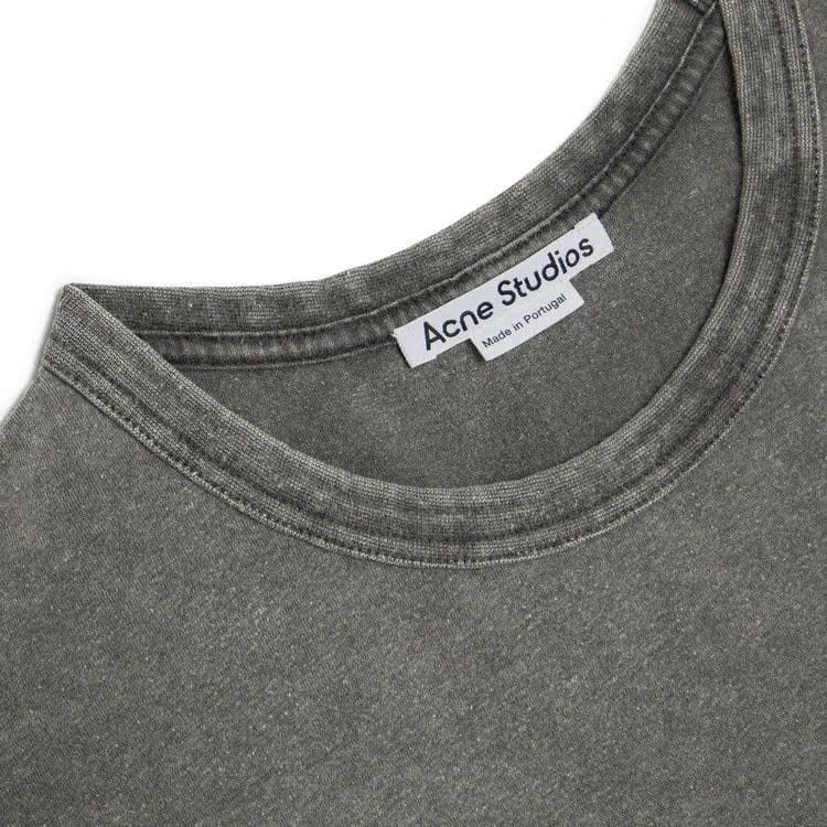 Acne Studios Blurred Logo T-Shirt Faded Grey