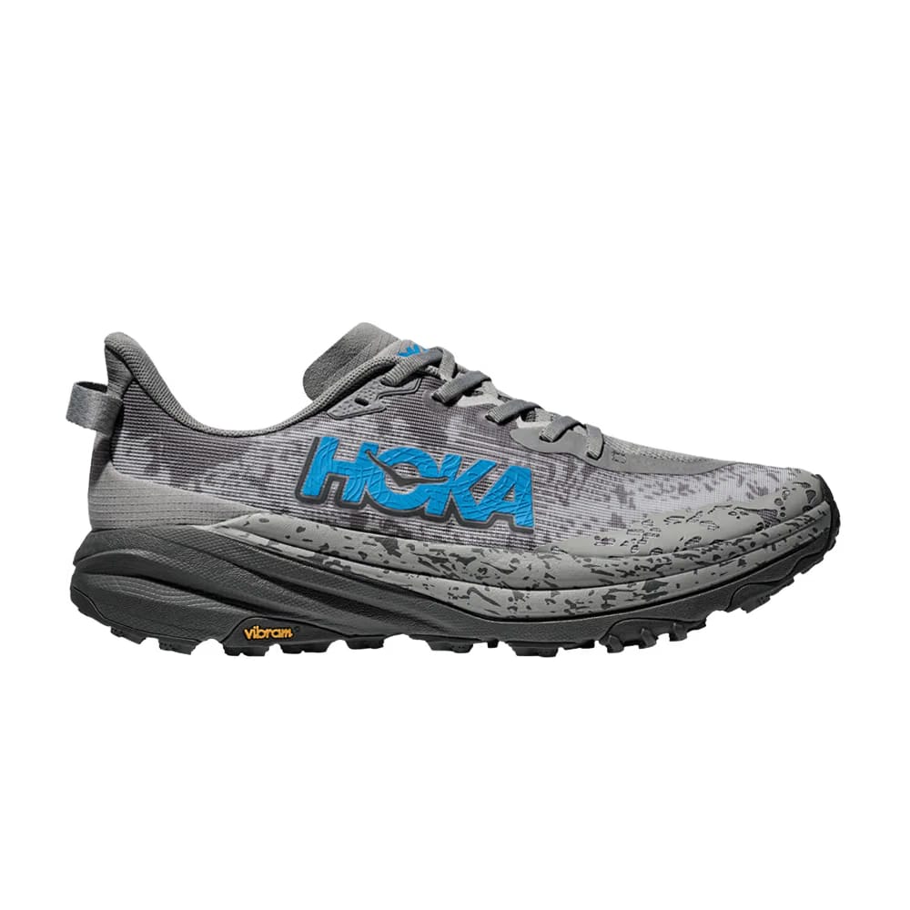 HOKA Speedgoat 6 2E Wide Galactic Grey Blue