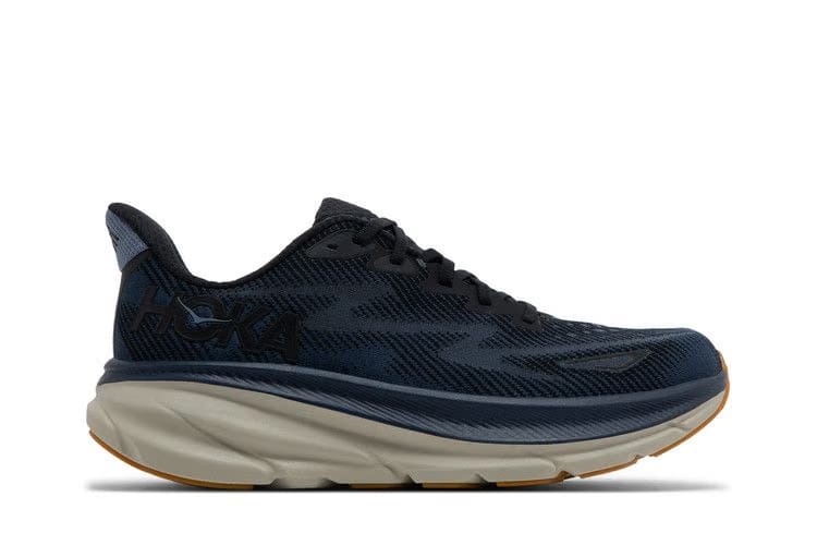 HOKA Clifton 9 Black Varsity Navy