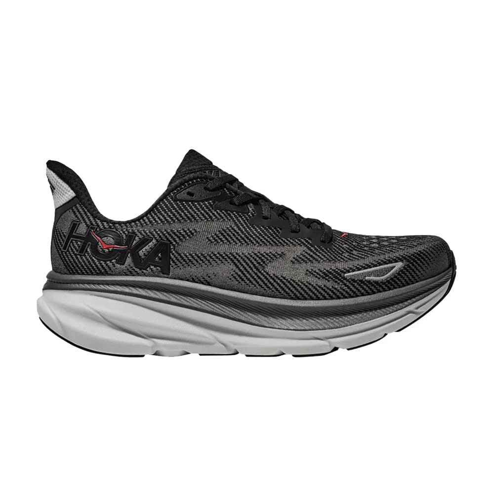 HOKA Clifton 9 Black Outer Orbit