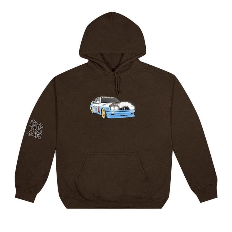 Cactus Jack by Travis Scott JACKBOYS Vehicle Hoodie V Brown