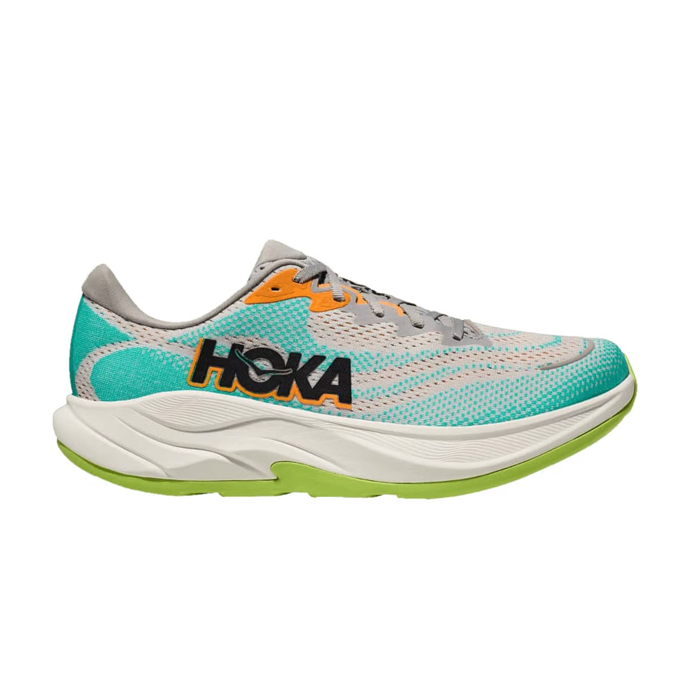 HOKA Rincon 4 Cosmic Grey Electric Aqua
