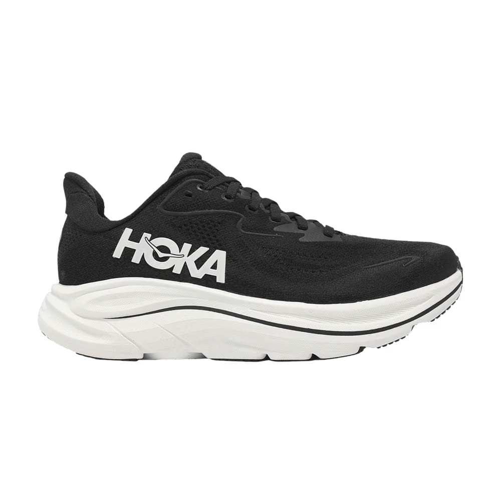 HOKA Wmns Clifton 10 Wide 'Black White'
