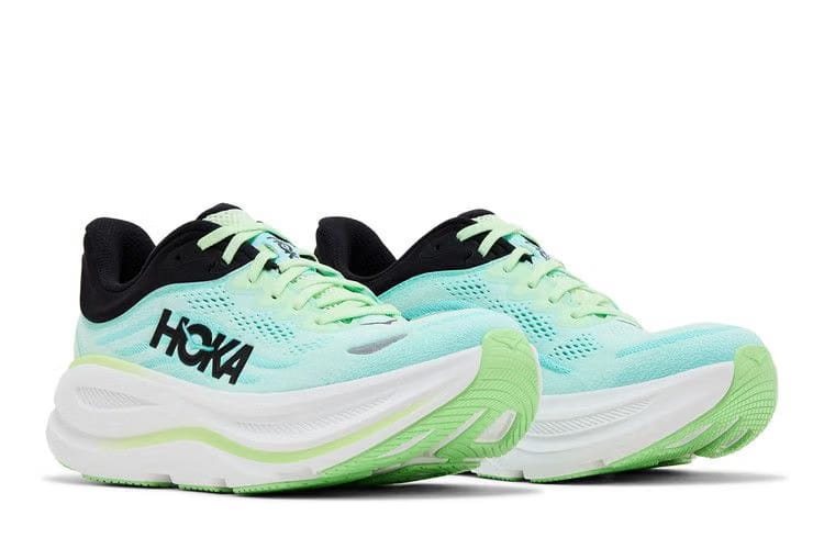 HOKA Bondi 9 Luna Moth Blue Spark
