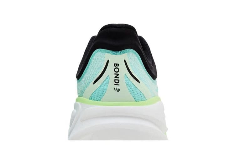 HOKA Bondi 9 Luna Moth Blue Spark