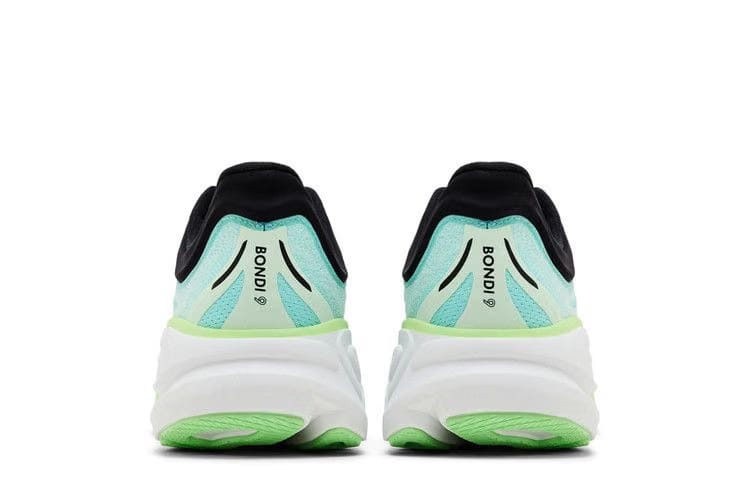 HOKA Bondi 9 Luna Moth Blue Spark
