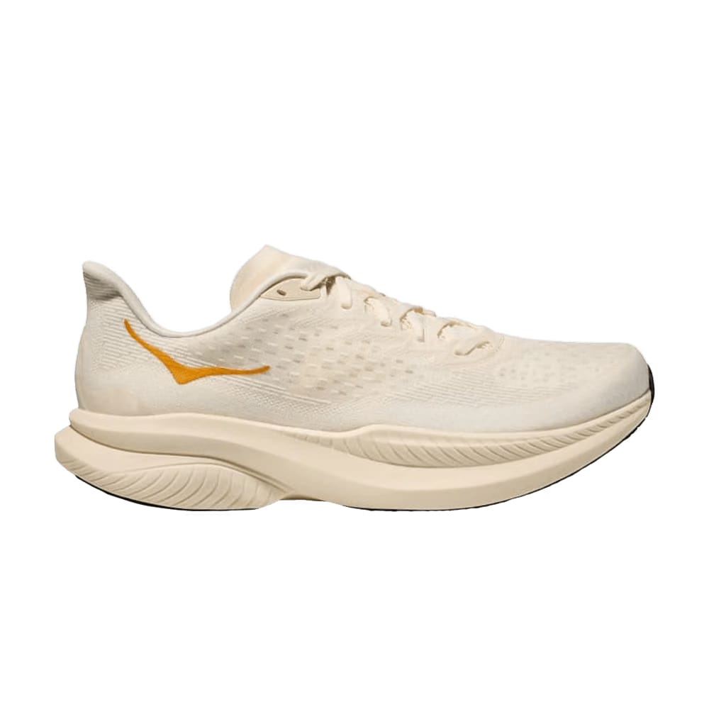 HOKA Mach 6 LA Alabaster Oat Milk