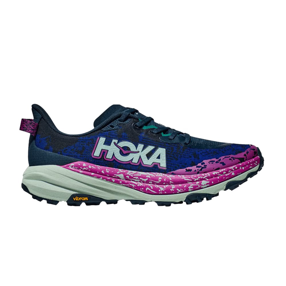 HOKA Speedgoat 6 2E Wide Stormy Skies Aqua Breeze